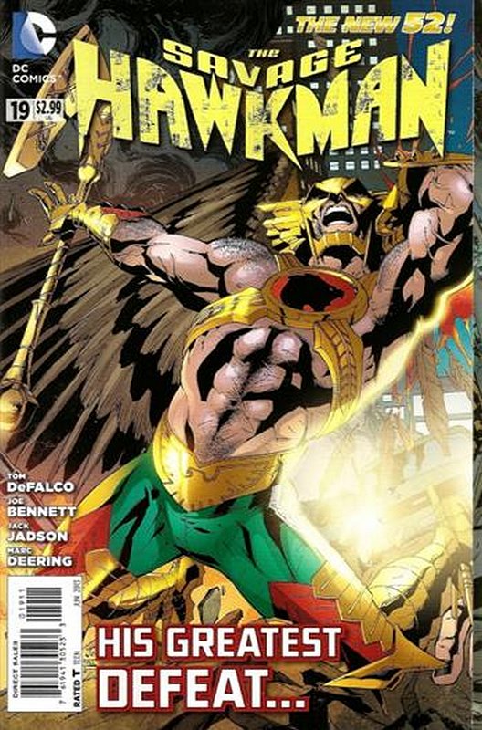Cover of Savage Hawkman (Vol 1) #19. One of 250,000 Vintage American Comics on sale from Krypton!