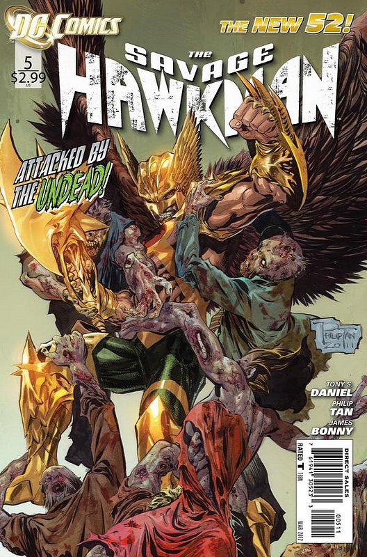 Cover of Savage Hawkman (Vol 1) #5. One of 250,000 Vintage American Comics on sale from Krypton!
