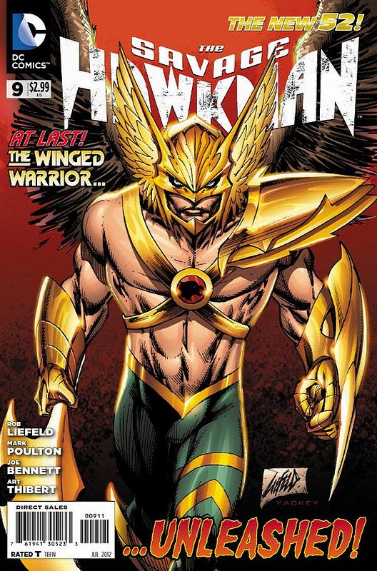 Cover of Savage Hawkman (Vol 1) #9. One of 250,000 Vintage American Comics on sale from Krypton!
