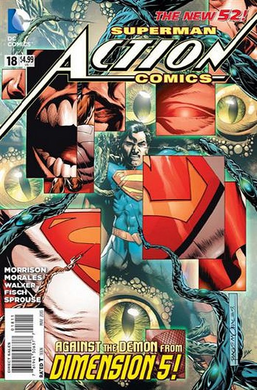 Cover of Action Comics (Vol 2) #18. One of 250,000 Vintage American Comics on sale from Krypton!