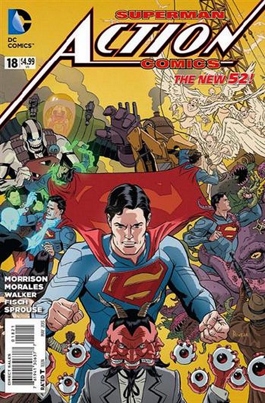 Cover of Action Comics (Vol 2) #18. One of 250,000 Vintage American Comics on sale from Krypton!
