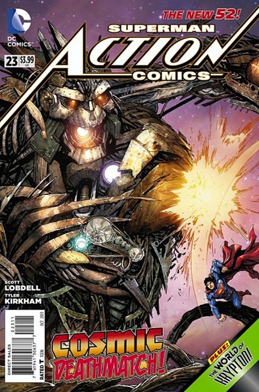Cover of Action Comics (Vol 2) #23. One of 250,000 Vintage American Comics on sale from Krypton!