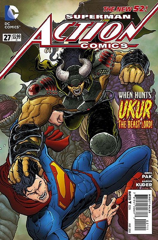 Cover of Action Comics (Vol 2) #27. One of 250,000 Vintage American Comics on sale from Krypton!