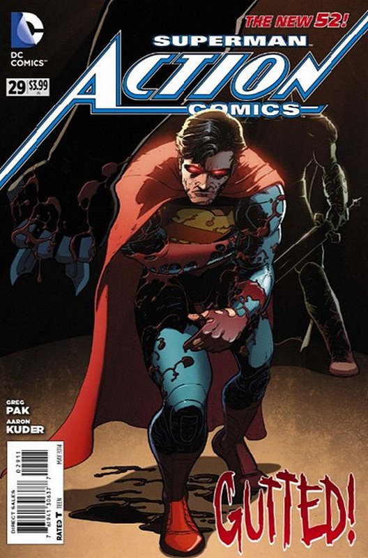 Cover of Action Comics (Vol 2) #29. One of 250,000 Vintage American Comics on sale from Krypton!