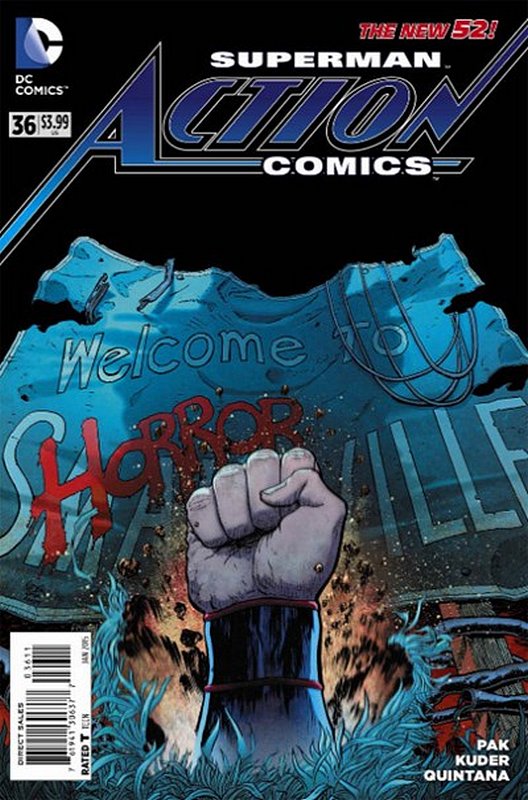 Cover of Action Comics (Vol 2) #36. One of 250,000 Vintage American Comics on sale from Krypton!
