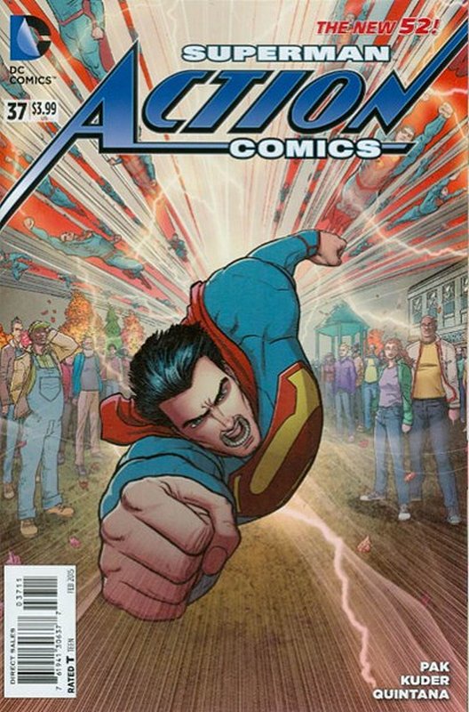Cover of Action Comics (Vol 2) #37. One of 250,000 Vintage American Comics on sale from Krypton!