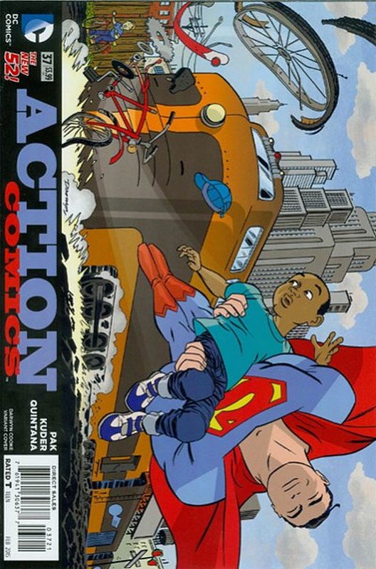 Cover of Action Comics (Vol 2) #37. One of 250,000 Vintage American Comics on sale from Krypton!