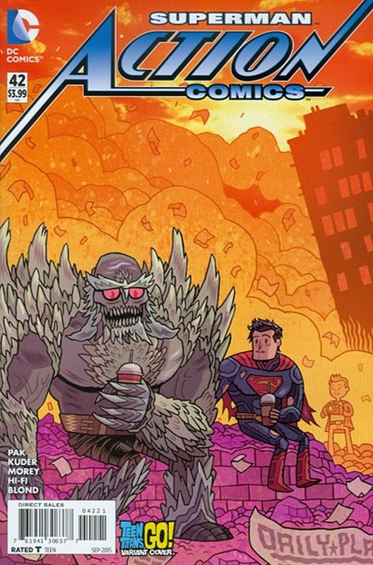 Cover of Action Comics (Vol 2) #42. One of 250,000 Vintage American Comics on sale from Krypton!