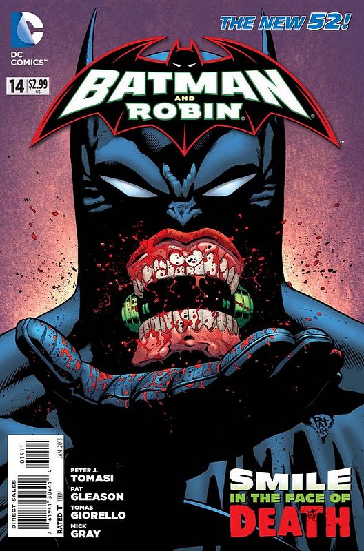 Cover of Batman and Robin (Vol 2) #14. One of 250,000 Vintage American Comics on sale from Krypton!