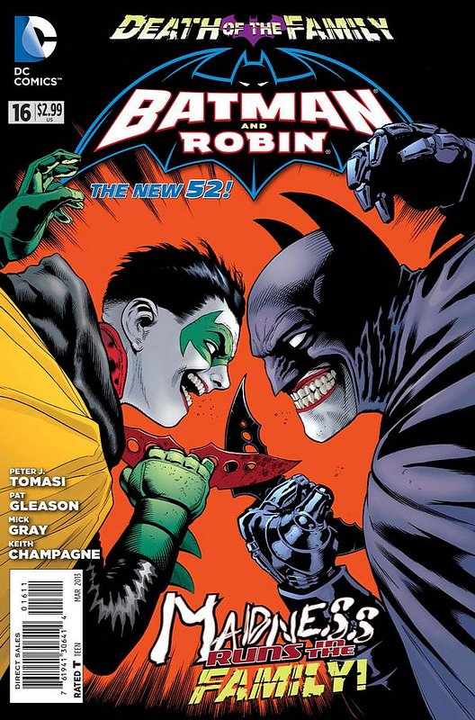 Cover of Batman and Robin (Vol 2) #16. One of 250,000 Vintage American Comics on sale from Krypton!