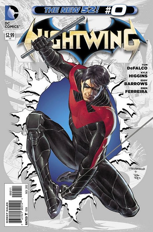 Cover of Nightwing (Vol 2) #0. One of 250,000 Vintage American Comics on sale from Krypton!