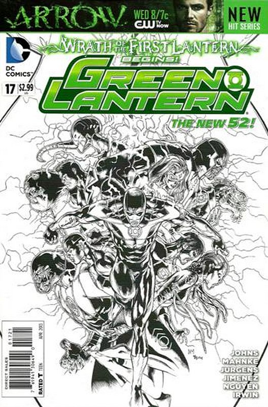 Cover of Green Lantern (Vol 5) #17. One of 250,000 Vintage American Comics on sale from Krypton!