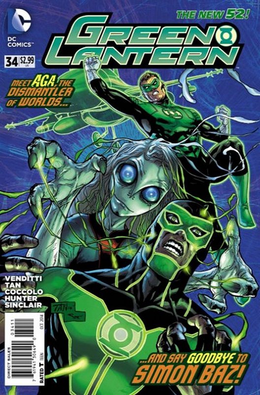 Cover of Green Lantern (Vol 5) #34. One of 250,000 Vintage American Comics on sale from Krypton!