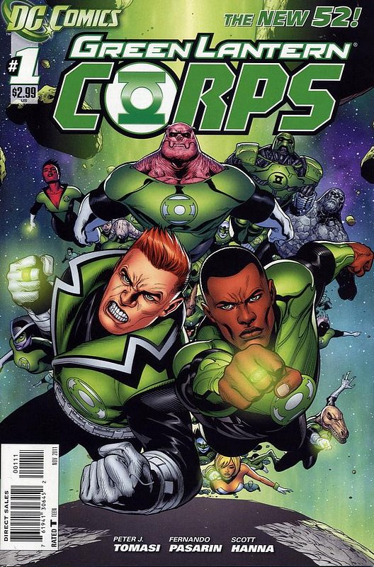 Cover of Green Lantern Corps (Vol 2) #1. One of 250,000 Vintage American Comics on sale from Krypton!
