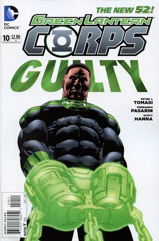 Cover of Green Lantern Corps (Vol 2) #10. One of 250,000 Vintage American Comics on sale from Krypton!