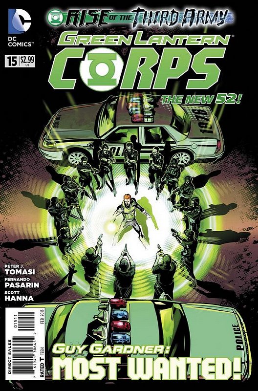 Cover of Green Lantern Corps (Vol 2) #15. One of 250,000 Vintage American Comics on sale from Krypton!