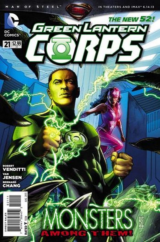 Cover of Green Lantern Corps (Vol 2) #21. One of 250,000 Vintage American Comics on sale from Krypton!