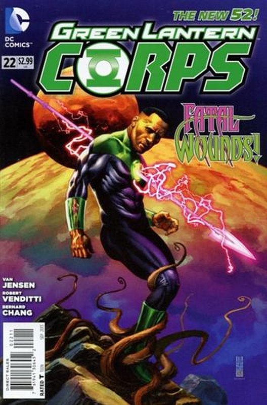 Cover of Green Lantern Corps (Vol 2) #22. One of 250,000 Vintage American Comics on sale from Krypton!