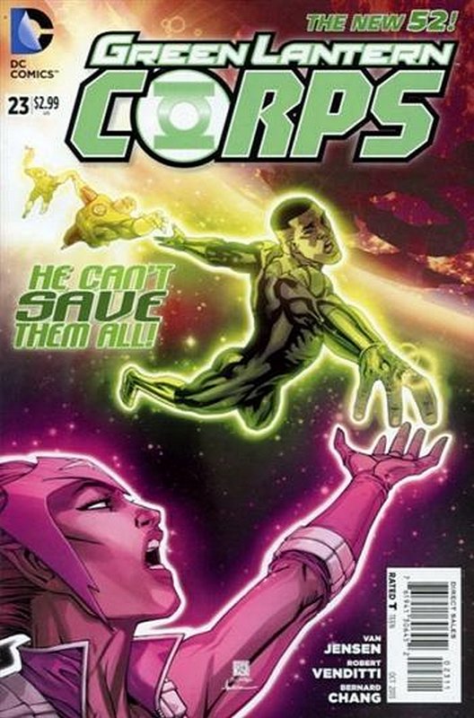 Cover of Green Lantern Corps (Vol 2) #23. One of 250,000 Vintage American Comics on sale from Krypton!