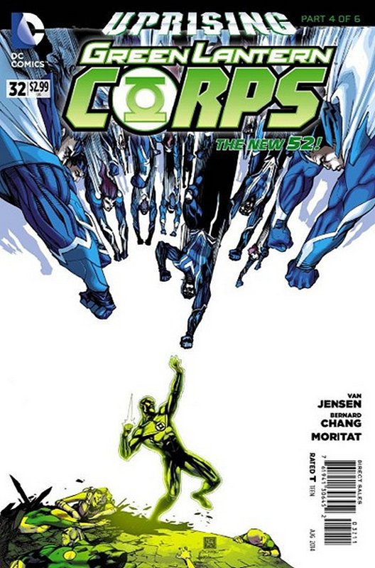 Cover of Green Lantern Corps (Vol 2) #32. One of 250,000 Vintage American Comics on sale from Krypton!
