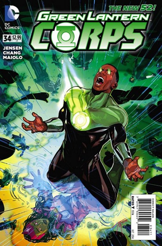 Cover of Green Lantern Corps (Vol 2) #34. One of 250,000 Vintage American Comics on sale from Krypton!