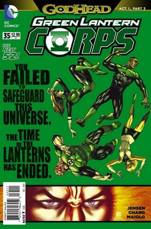 Cover of Green Lantern Corps (Vol 2) #35. One of 250,000 Vintage American Comics on sale from Krypton!