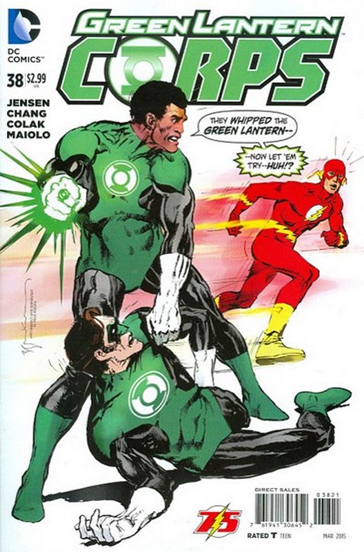 Cover of Green Lantern Corps (Vol 2) #38. One of 250,000 Vintage American Comics on sale from Krypton!