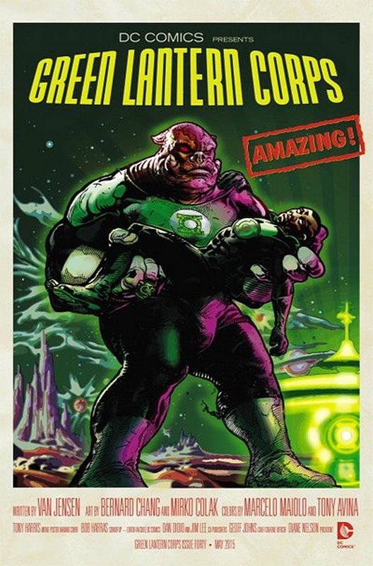 Cover of Green Lantern Corps (Vol 2) #40. One of 250,000 Vintage American Comics on sale from Krypton!
