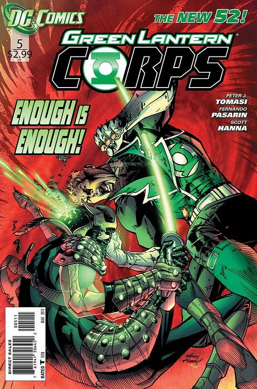 Cover of Green Lantern Corps (Vol 2) #5. One of 250,000 Vintage American Comics on sale from Krypton!