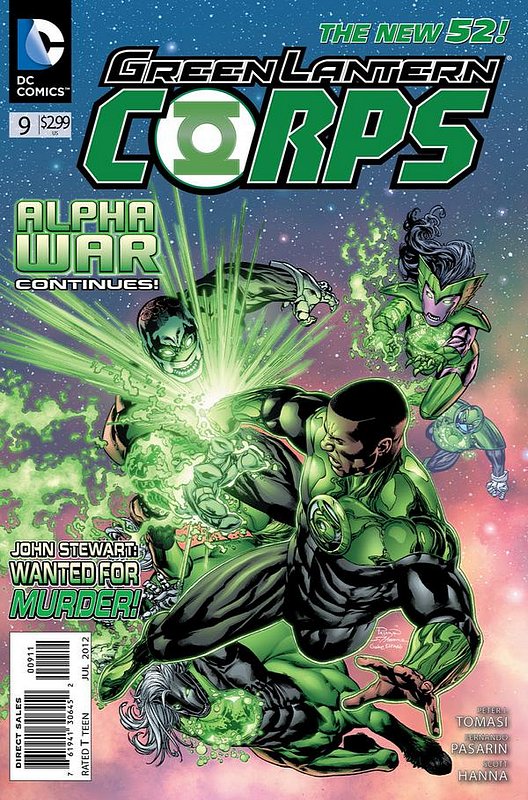 Cover of Green Lantern Corps (Vol 2) #9. One of 250,000 Vintage American Comics on sale from Krypton!