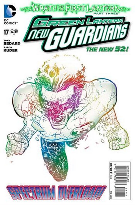 Cover of Green Lantern: New Guardians (Vol 1) #17. One of 250,000 Vintage American Comics on sale from Krypton!