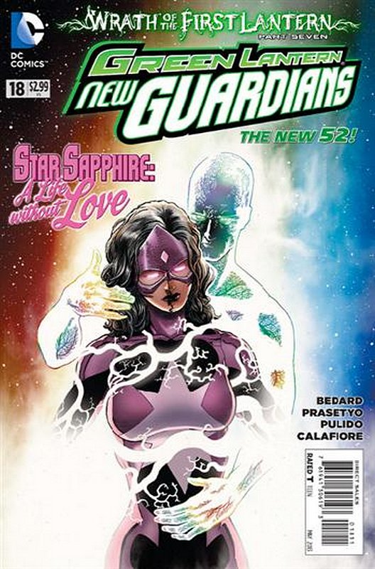 Cover of Green Lantern: New Guardians (Vol 1) #18. One of 250,000 Vintage American Comics on sale from Krypton!