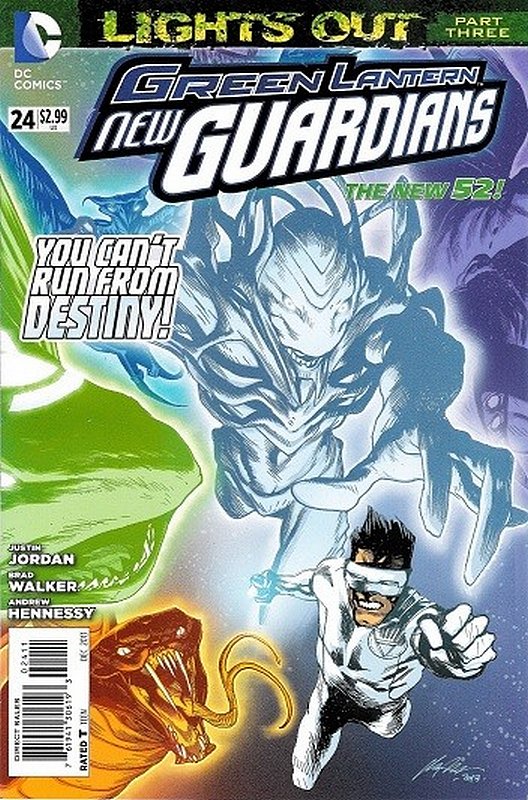 Cover of Green Lantern: New Guardians (Vol 1) #24. One of 250,000 Vintage American Comics on sale from Krypton!