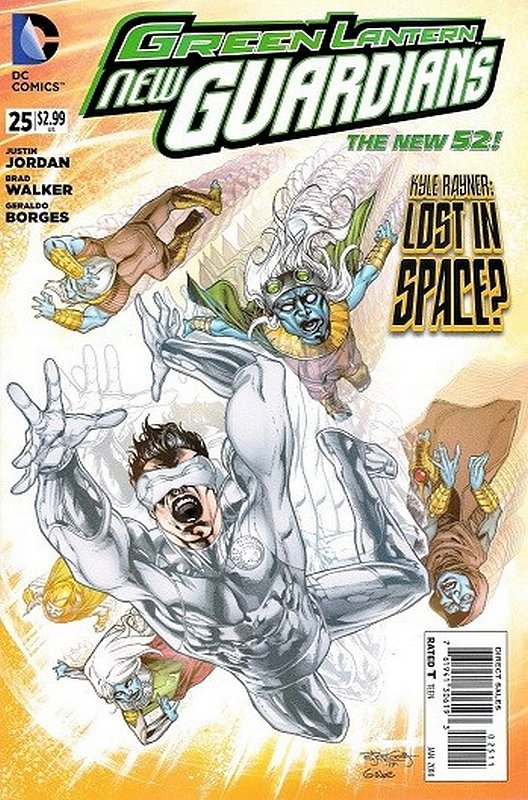 Cover of Green Lantern: New Guardians (Vol 1) #25. One of 250,000 Vintage American Comics on sale from Krypton!