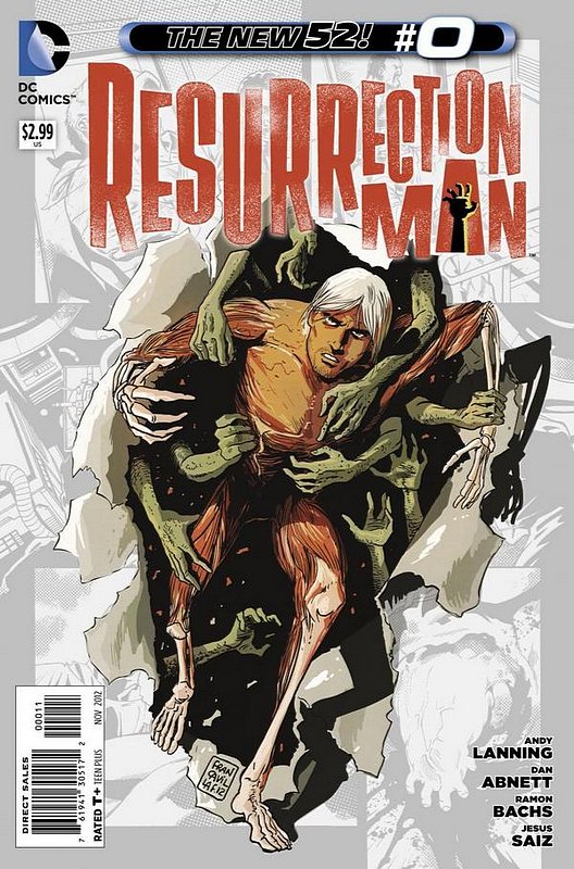 Cover of Resurrection Man (Vol 2) #0. One of 250,000 Vintage American Comics on sale from Krypton!