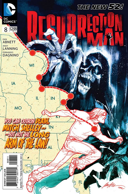Cover of Resurrection Man (Vol 2) #8. One of 250,000 Vintage American Comics on sale from Krypton!