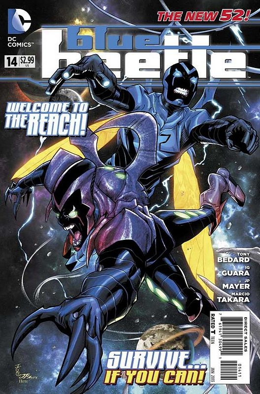 Cover of Blue Beetle (DC Vol 3) #14. One of 250,000 Vintage American Comics on sale from Krypton!