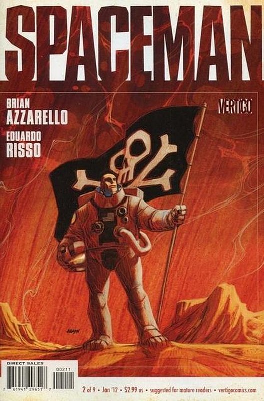 Cover of Spaceman (2011 Ltd) #2. One of 250,000 Vintage American Comics on sale from Krypton!