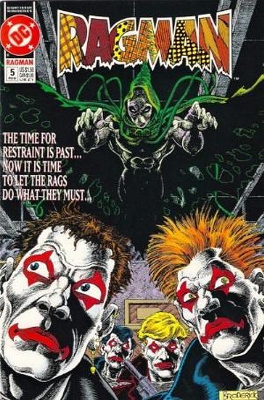 Cover of Ragman (1991 Ltd) #5. One of 250,000 Vintage American Comics on sale from Krypton!