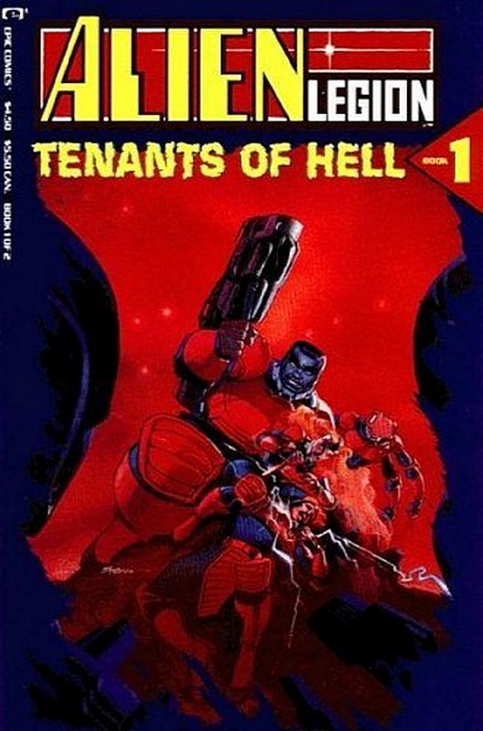Cover of Alien Legion: Tenants of Hell (1991 Ltd) #1. One of 250,000 Vintage American Comics on sale from Krypton!