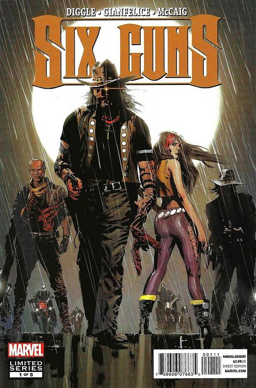 Cover of Six Guns (2011 Ltd) #1. One of 250,000 Vintage American Comics on sale from Krypton!