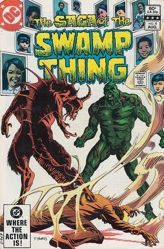 Cover of Swamp Thing (Vol 2) #4. One of 250,000 Vintage American Comics on sale from Krypton!