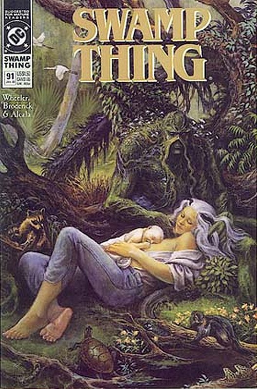 Cover of Swamp Thing (Vol 2) #91. One of 250,000 Vintage American Comics on sale from Krypton!