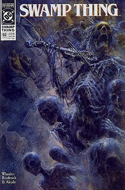 Cover of Swamp Thing (Vol 2) #92. One of 250,000 Vintage American Comics on sale from Krypton!