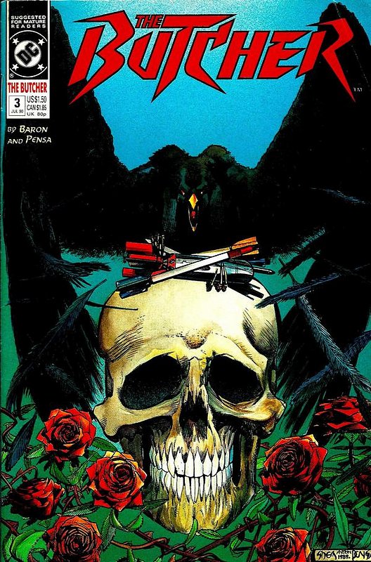 Cover of Butcher (1990 Ltd) #3. One of 250,000 Vintage American Comics on sale from Krypton!