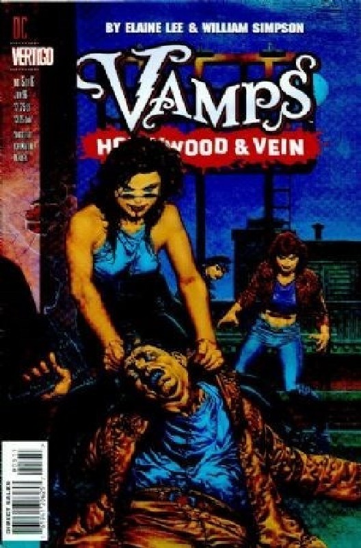 Cover of Vamps: Hollywood & Vein (1996 Ltd) #5. One of 250,000 Vintage American Comics on sale from Krypton!