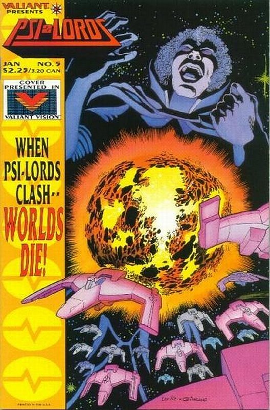 Cover of PSI-Lords #5. One of 250,000 Vintage American Comics on sale from Krypton!