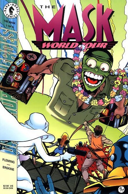 Cover of Mask: World Tour (1995 Ltd) #1. One of 250,000 Vintage American Comics on sale from Krypton!