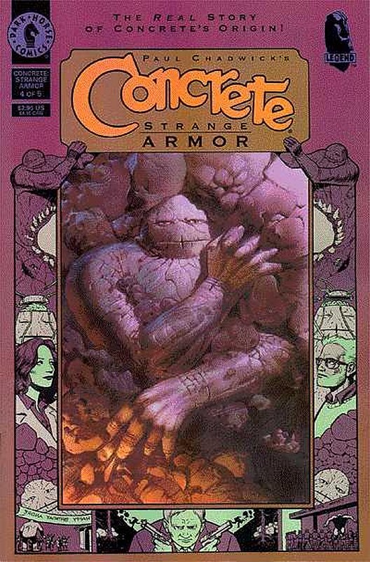 Cover of Concrete: Strange Armor (1997 Ltd) #4. One of 250,000 Vintage American Comics on sale from Krypton!