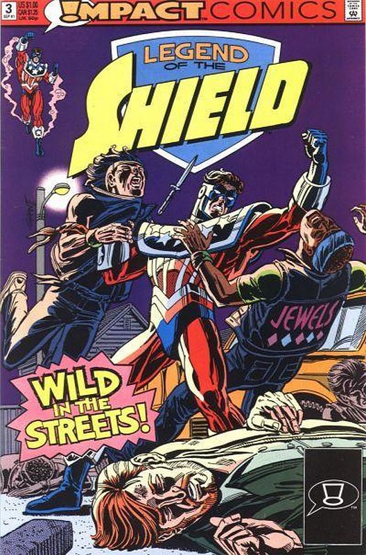 Cover of Legend of the Shield (Vol 1) #3. One of 250,000 Vintage American Comics on sale from Krypton!
